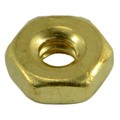 Midwest Fastener Machine Screw Nut, #4-40, Brass, 96 PK 62158